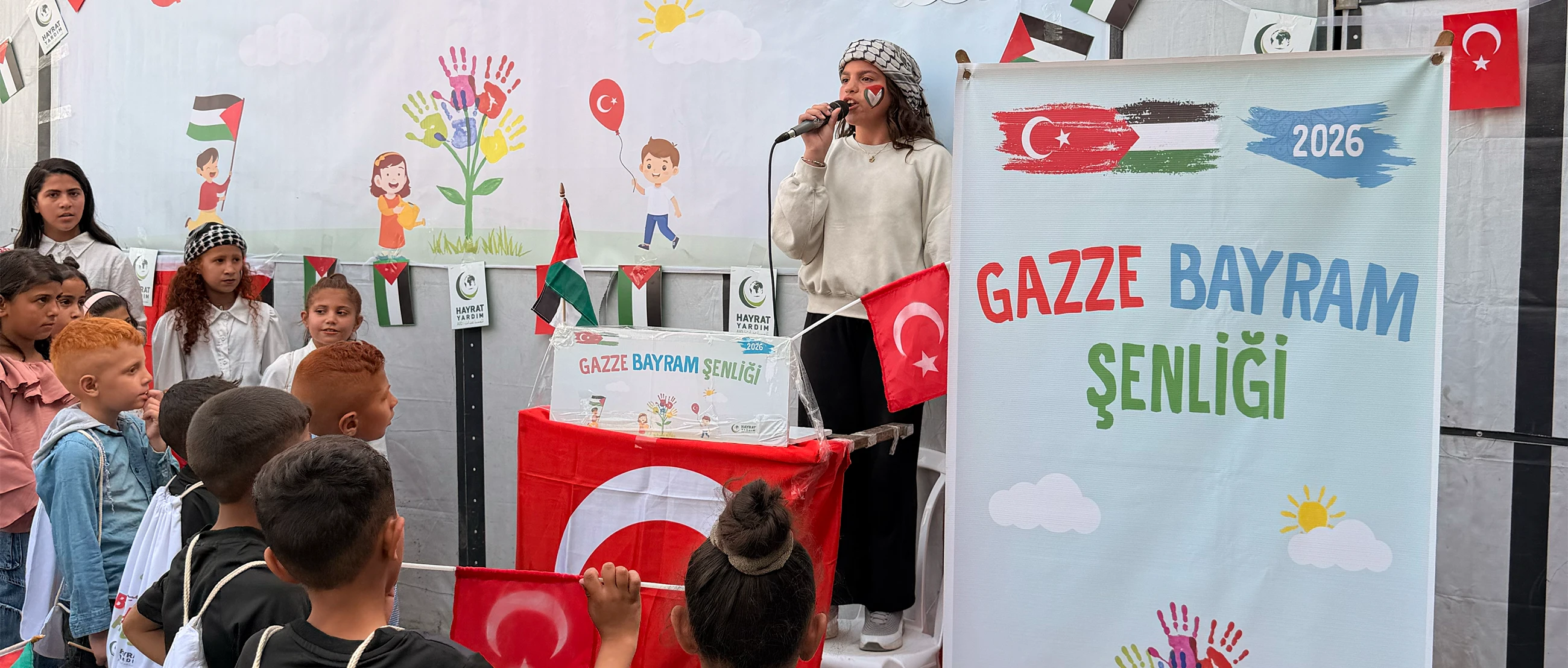 Gazze'de Bayram Şenliği Düzenledik